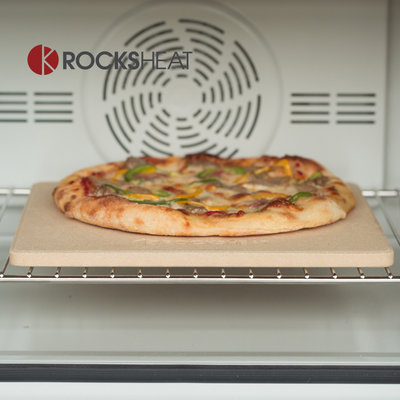 現貨熱銷-烘焙石板26X28X1.2披薩板堇青石烤箱石板烤盤pizza baking stone