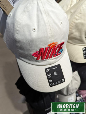 南🔥2024 1月 NIKE Club 棒球帽 遮陽 刺繡 新年 龍年 CNY 限定 男女款 白 FZ6784-133