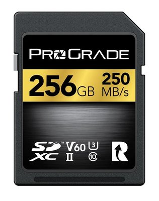 ProGrade 256G SDXC-256Gb UHS-II V60 250mb/s  4K 〔台灣製〕記憶卡