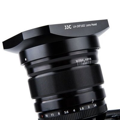JJC富士LH-XF16II 遮光罩適用XF 16mm f1.4鏡頭金屬遮光罩67mm富士XT20 XT30 XT4