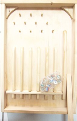 木質復古童玩-手工木製彈珠台/彈珠檯附手撥片兒童安全玩具~台灣製造