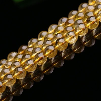 熱銷 DIY飾品材料配件 天然水晶 A級天然金髮晶 鈦晶單顆 散珠半成品