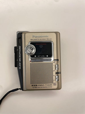 Panasonic 國際牌 懷舊 錄放音機 隨身聽 錄音機 (RQ-L31LT) 使用一般卡帶