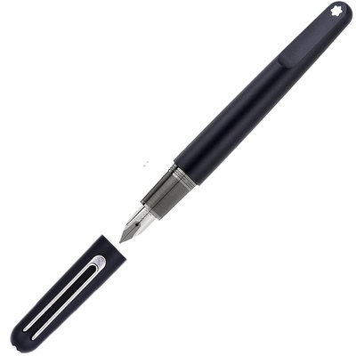 【Pen筆】德國製 Mont Blanc萬寶龍 M系列霧黑鋼筆F 116561