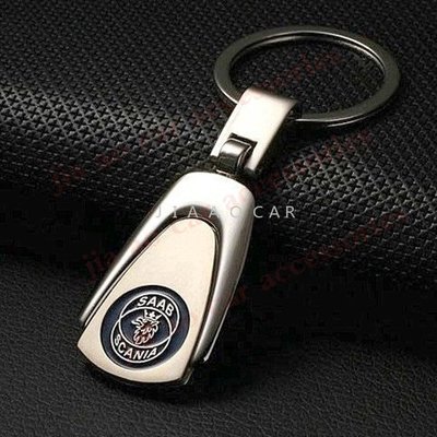 Saab SCANIA 的金屬汽車徽標鑰匙扣鑰匙扣