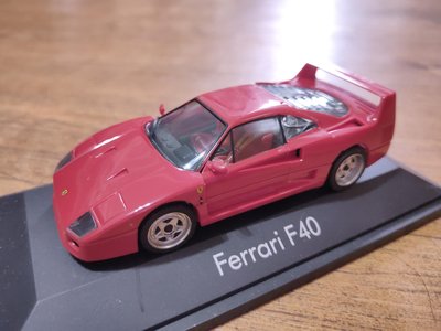(絕版車模)德國Herpa  Ferrari/法拉利 F40 紅色塗裝(A372)