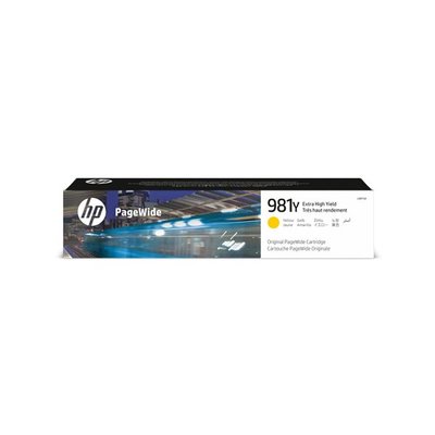 【葳狄線上GO】HP 981Y 超高印量黃色原廠 PageWide 墨水匣 (L0R15A)