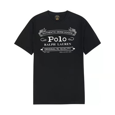 Cindy精品代購 Polo Ralph Lauren 短袖 圓領 上衣 T恤 透氣運動休閒衣 印花 英字 LOGO