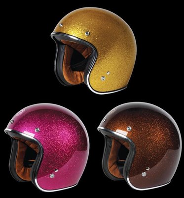 【魔速】TORC T-50 Superflake系列 亮片騎士帽/金粉棕/3/4罩半罩/DOT認證/偉士牌哈雷美式安全帽
