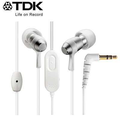 【3C工坊】TDK CLEF-Smart 2機能型高質感輕小耳機(白)