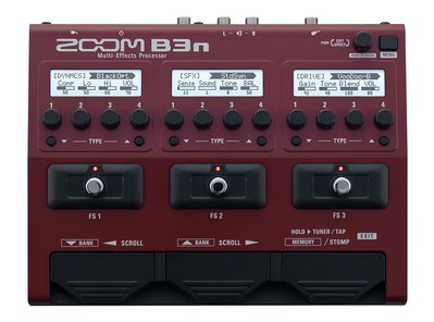 立昇樂器 Zoom B3N 電貝斯 Bass專用 綜合效果器