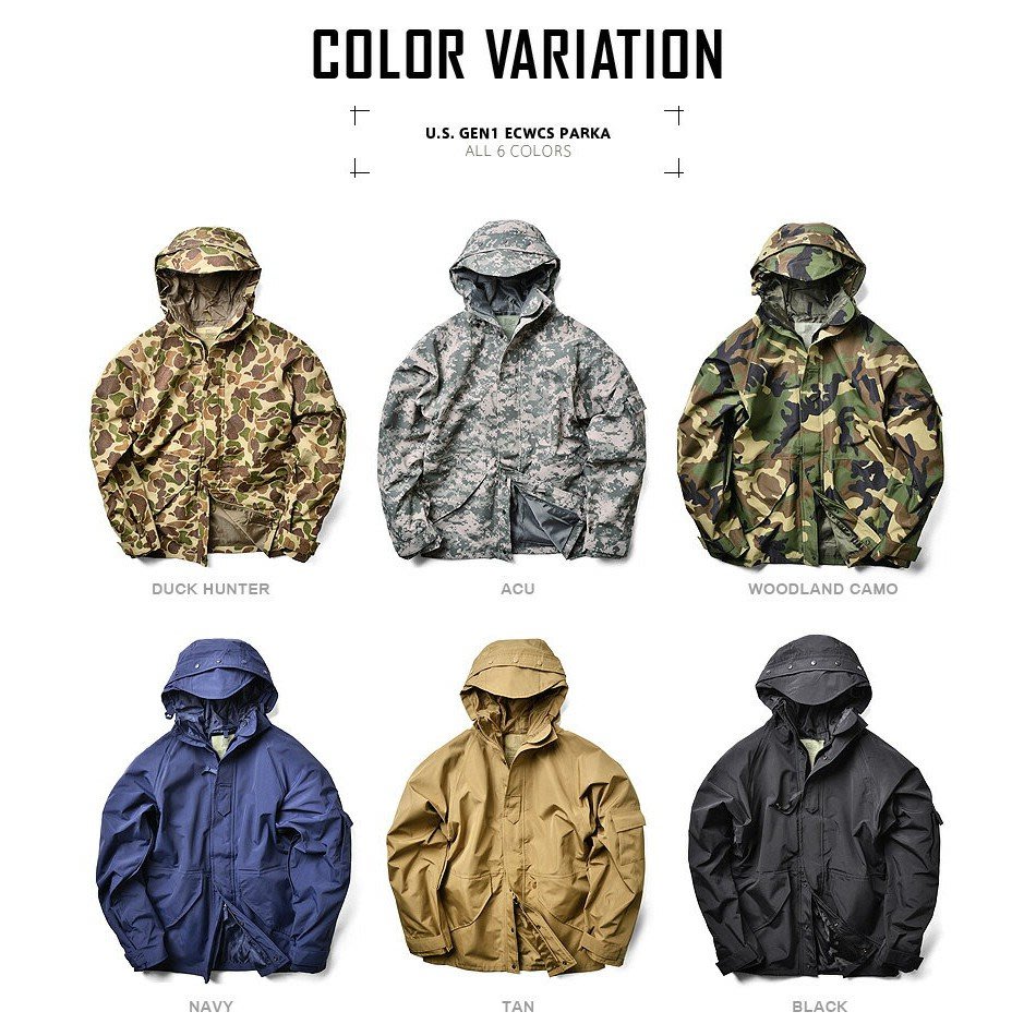 U.S.Army ECWCS Parka Gen1 極地全天候連帽迷彩軍外套美軍公發日本復刻