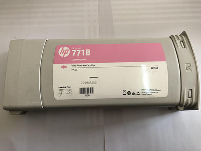 惠普HP 771A 771B 號 墨水 B6Y01A 775ml Z6200 Z6800噴繪機墨盒
