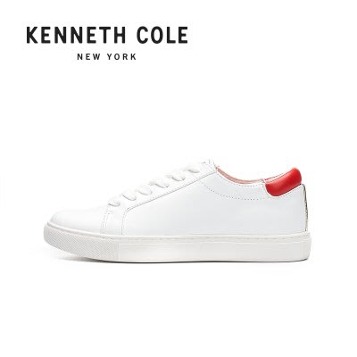紐約明星款米蘭達同款Kenneth Cole新品時尚休閒小白鞋羊皮平底鞋KLH7006LE