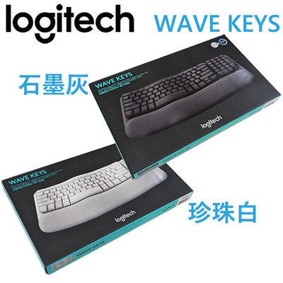 【MR3C】含稅 台灣公司貨 Logitech 羅技 WAVE KEYS 人體工學鍵盤 無線藍牙鍵盤