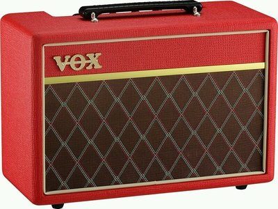 老羊樂器店 VOX Pathfinder 10W 電吉他 音箱 限量紅