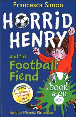 ＊小貝比的家＊HORRID HENRY AND THE FOOTBALL FIEND/平裝書+CD/7~12歲