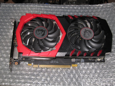 售:微星GeForce GTX 1050 GAMING X 2G 2GB GDDR5 128BIT PCI-E顯示卡( 良品)(1元起標)