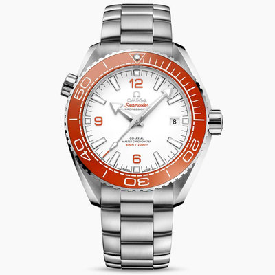 OMEGA 215.30.44.21.04.001 歐米茄 手錶 43.5mm 橘海馬600 白面盤 鋼錶帶