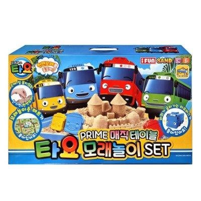 自取免運🇰🇷韓國境內版 小巴士 tayo 玩沙 桌子 模具 工具 玩具遊戲組