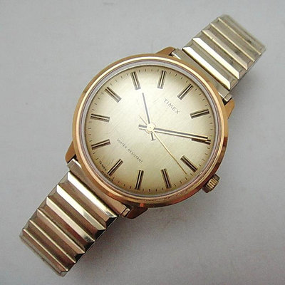 【timekeeper】 80年代Timex天美時鍍金機械錶(免運)