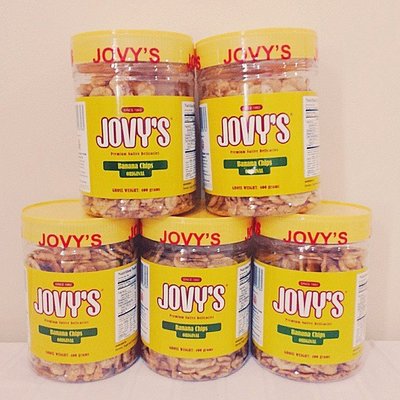 菲律濱長灘島必買jovy's crispy banana chips 香蕉片/香蕉脆片x 1罐7-11或全家取物付款