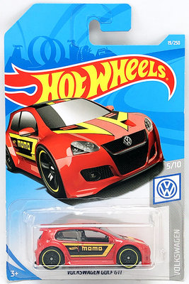 【秉田屋】現貨 Hot Wheels 風火輪 19/250 5/10 Volkswagen VW 福斯 Golf GTI