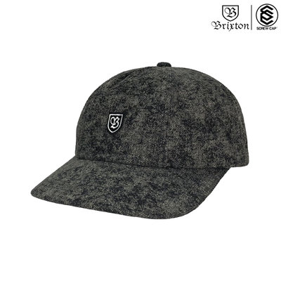 BRIXTON B-SHIELD III CAP BLACK ACID WASH 棒球帽 鴨舌帽 ⫷ScrewCap⫸