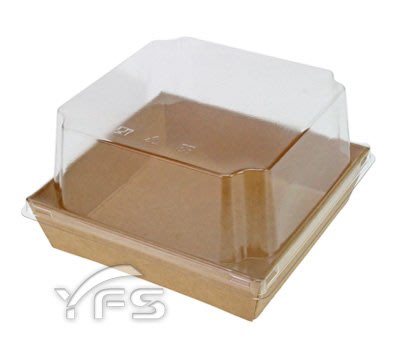 PA-BB1212方型輕食盒(PET蓋) (點心/蛋糕/沙拉/麵包/三明治/外帶/免洗餐盒)
