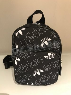 【Dr.Shoes】Adidas Classic Mini Backpack 黑 運動休閒 小後背包 DV0192