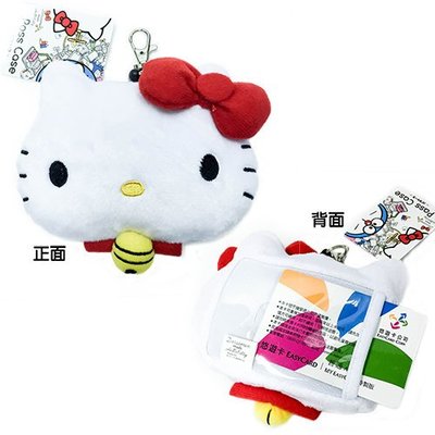 『 貓頭鷹 日本雜貨舖 』日本製Hello Kitty凱蒂貓x哆啦A夢聯名悠遊卡套 証件套