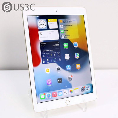 【US3C-小南門店】【一元起標】公司貨 Apple iPad Air 2 32G WiFi 9.7吋 金色 二手平板 800萬畫素 A8X處理器 指紋辨識