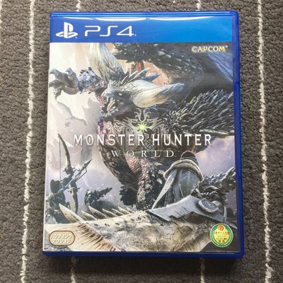 PS4 魔物獵人 世界 monster hunter world 中文版 怪物獵人 光碟無刮 特典已用