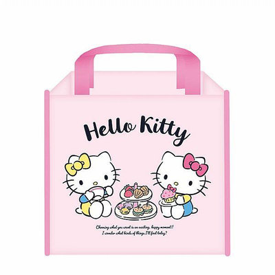 御衣坊 Hello Kitty雙杯保溫提袋(下午茶款) 1入【小三美日】DS018407