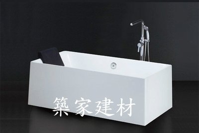 【AT磁磚店鋪】CAESAR 凱撒衛浴 造型浴缸 AT6250 方形薄邊浴缸