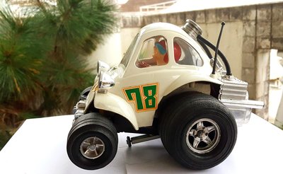 《廣寶閣》X101懷舊玩具車 日本昭和時期 早期電動馬達玩具車 日本制 缺電池蓋