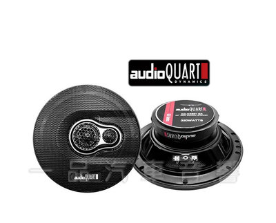 一品汽車音響 audioQUART 6.5吋三音路同軸喇叭 音色優美 全新公司貨
