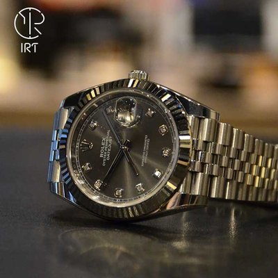 【IRT - 只賣膜】ROLEX 勞力士 腕錶專用型防護膜 手錶包膜 126334 灰色 鑲鑽