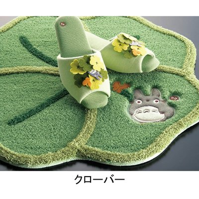【棠貨鋪】日本 龍貓 豆豆龍 TOTORO 室內拖鞋 +  綠葉地墊組