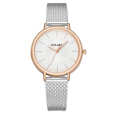 手錶加工外貿爆款簡約時尚女士手表女表石英表塑膠帶女款腕表