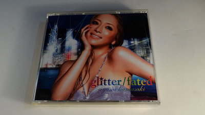 古玩軒~二手CD+DVD.濱崎步 glitter/fated.浜崎あゆみ - Ayumi Hamasaki HBO99
