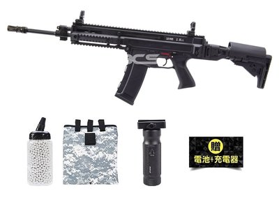 【BCS】送電池充電器回收袋BB彈握把14.5吋 King Arms CZ805電槍 電動槍-KAAG173BK
