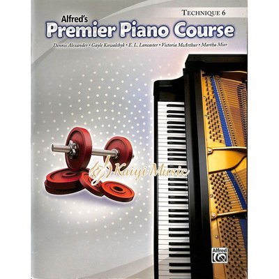 Kaiyi Music ♫Kaiyi Music♫Premier 鋼琴課程技巧練習 6級教本 Piano Technique Book 6