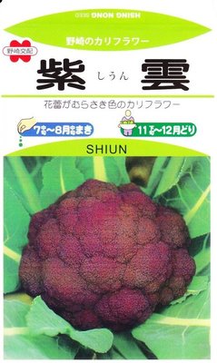 花椰菜【滿790免運費】紫雲 紫色花椰菜 【蔬果種子】興農牌 每包約0.5公克