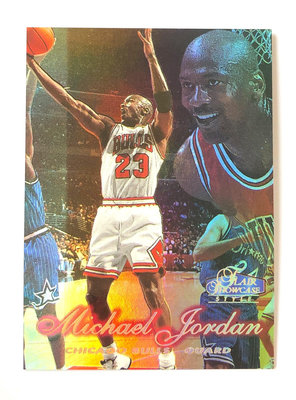 NBA 1998 Flair Showcase  Row2 Michael Jordan 空中飛人 喬丹 公牛 籃球之神 球員卡