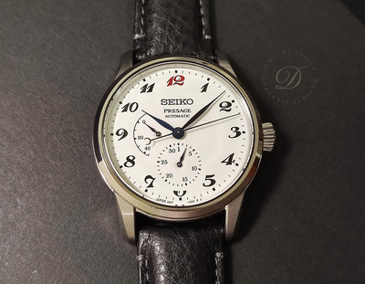 【低調的奢華】精工 SEIKO 全新 Presage 製錶110週年紀念 白色琺瑯面盤 全球限量 自動上鍊 紅12~原廠盒單 2024AD