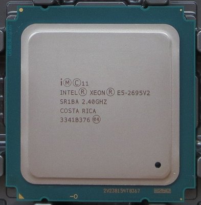 【含稅】Intel Xeon E5-2695 v2 2.4G Turbo 3.2G 12C24T 正式CPU 一年保