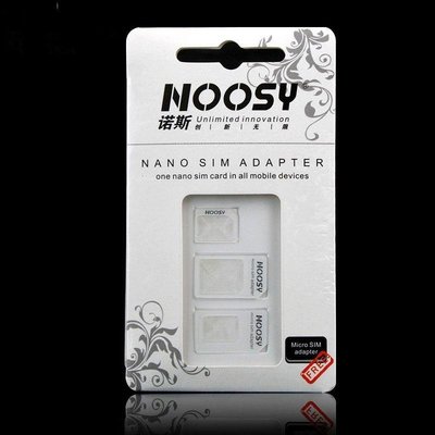 【呱呱店舖 】諾斯 NOOSY 轉卡 Micro SIM Nano SIM 還原卡 小卡轉大卡 NOOSY 轉接卡