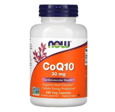 【美國原裝現貨清倉】Now CoQ10 輔酶 30 毫克, 240 素食膠囊