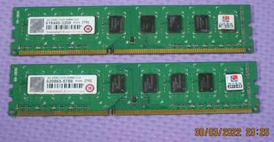 【 DDR3 寬版雙面顆粒 】創建 Transcend DDR3-1333 4G 桌上型二手記憶體良品【原廠終保】